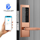 स्टेनलेस स्टील स्मार्ट कार्ड पासवर्ड अपार्टमेंट स्मार्ट दरवाजा लॉक टीटीलॉक ऐप के साथ