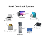 RFID इलेक्ट्रॉनिक कुंजी कार्ड होटल के कमरे के लिए DC6V FCC स्टेनलेस स्टील को लॉक करता है: