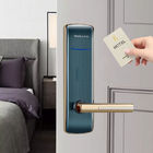 स्वाइप कार्ड के साथ 3 रंग वैकल्पिक कुंजी रहित होटल स्मार्ट डोर लॉक