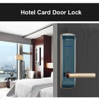 जस्ता मिश्र धातु काले रंग स्मार्ट कुंजी कार्ड होटल मोटल Airbnb के लिए दरवाजे के ताले