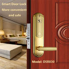 लकड़ी के दरवाजे के लिए सिल्वर 4AA होटल कार्ड डोर लॉक सिस्टम 4.8V स्मार्ट लॉक
